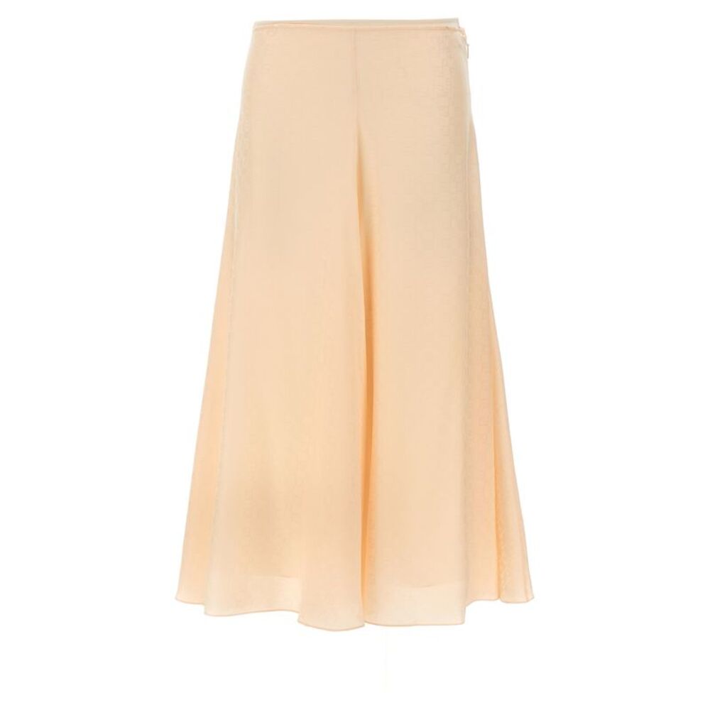 Fendi Multicolor Silk Midi Women's Skirt